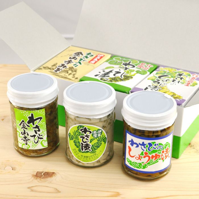 本わさび山葵漬 伊豆天城産 | わさび漬け・わさび三杯酢・わさび金山寺