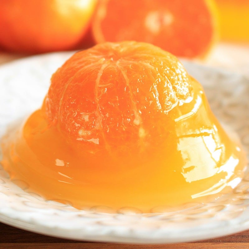 農薬不使用三ヶ日みかんゼリー 寒天なので柔らかい